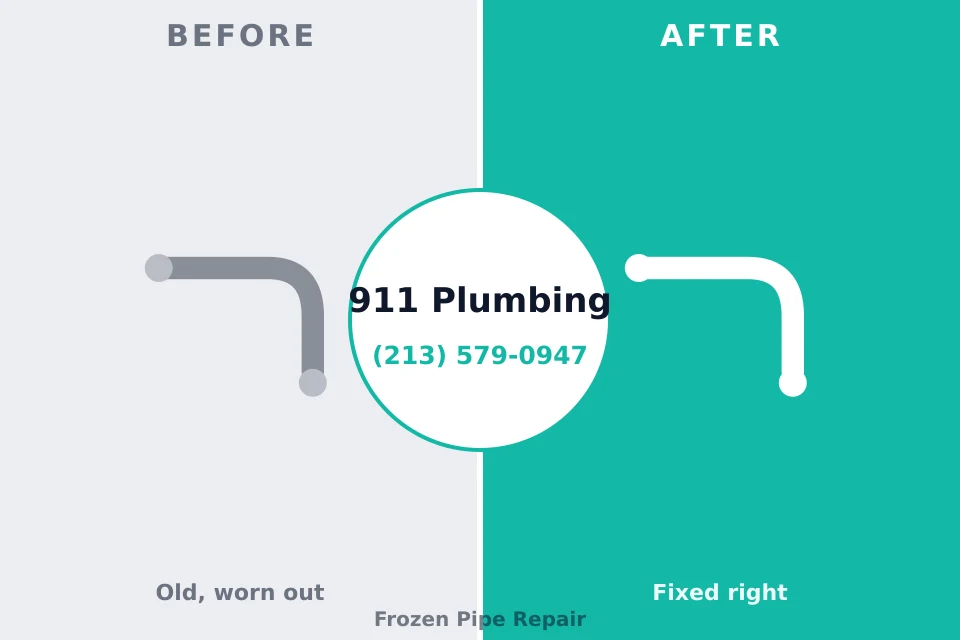 Before and after: plumbing company West Crossett, AR